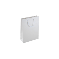 Extra Small White Matt Laminated Paper Gift Bags